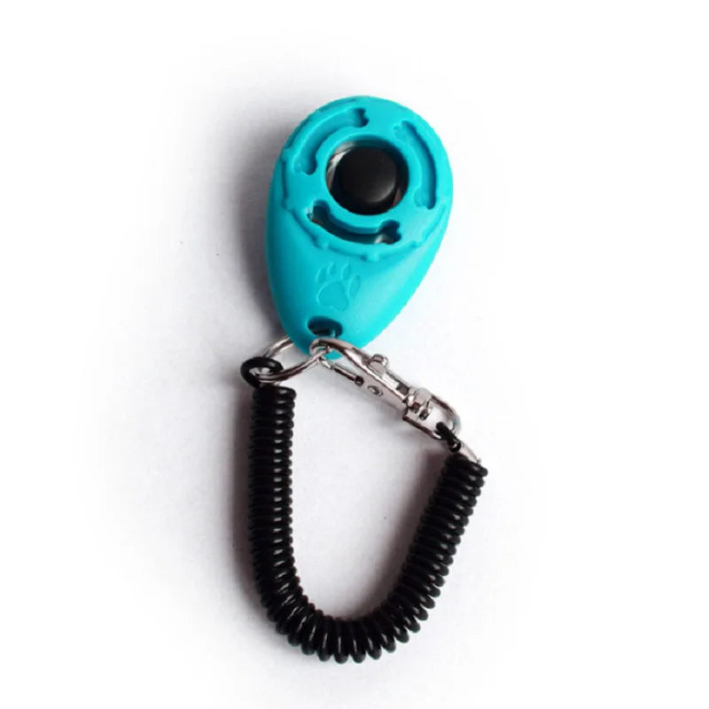 Dog Training Clicker Pet Cat Dog Click Trainer Various Style Aid Adjustable Wriststrap Sound Key Chain Dog Repeller Pet Product